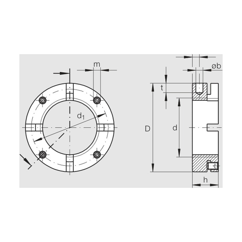 INA AM Precision Locknuts (M15-M90)