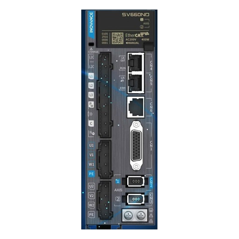 Inovance SV660ND Series Dual-Axis EtherCAT Servo Drive (2 x 0.4-0.75 kW)
