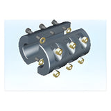 JAC J-M Muff Coupling (Bore 25-120 mm, Split Clamp)