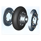 JAC Rubber Flex Tire Coupling (Dia. 100-700 mm)