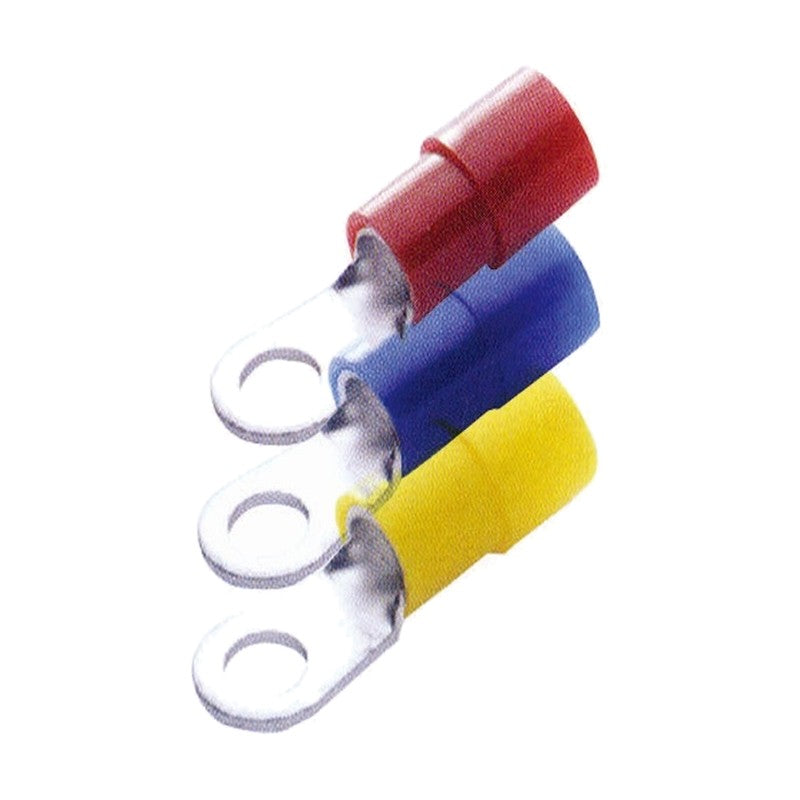 Jeoneo JONT Nylon-Insulated Ring Terminals, Electrolytic Copper