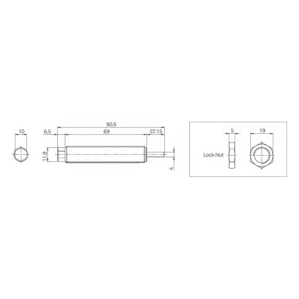JRT KCS Heavy-Load Shock Absorber (Vacuum Type)