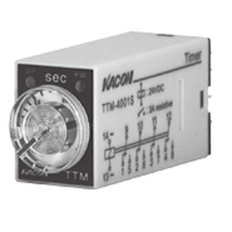 KACON TTM Series Analog Timers (4C, 0.5s-60min)