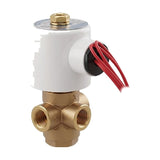 KCC HDW022T-3 3-Port Solenoid Valve, High Temperature (120°C)
