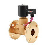 KCC HKS-BF Piston Pilot Kick Steam Solenoid Valve (Brass, Flanged)