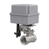 KCC HMV-SC-15 Motorized Ball Valve, Stainless, 15 s (Rc 1/4 to 2)