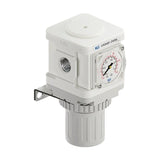 KCC KAR101-601 Air Regulator (M5 to Rc1, Built-in Gauge)
