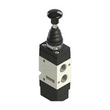 KCC KHP342 Pneumatic Hand Push-Pull Valve (5-Port, 1/8, 1/4)