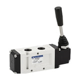 KCC KHV530 Lever Hand Valve, 5-Port, Large Flow (3/8)
