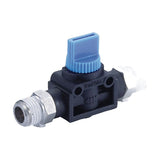 KCC KHVM 3-Way Hand Valve, Male Thread Both Ends (1/8-1/2)