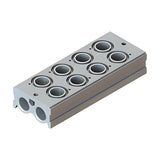 KCC KMF2344 Manifold Block for KS344 Valves (2-10 Stations)