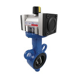KCC KX350-BF Pneumatic Butterfly Valve (Wafer KS10K RF, 1 1/2-10")