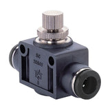 KCC SC-F In-Line Speed Controller, Push-to-Connect (Tube 4-12 mm)