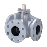 KITZ 10K Ductile Iron 3-Way Ball Valve (10STR4LAF/10STR4TAF)