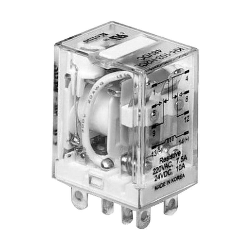KOINO KH-103-H2C Miniature Power Relays, 2 Pole 10A