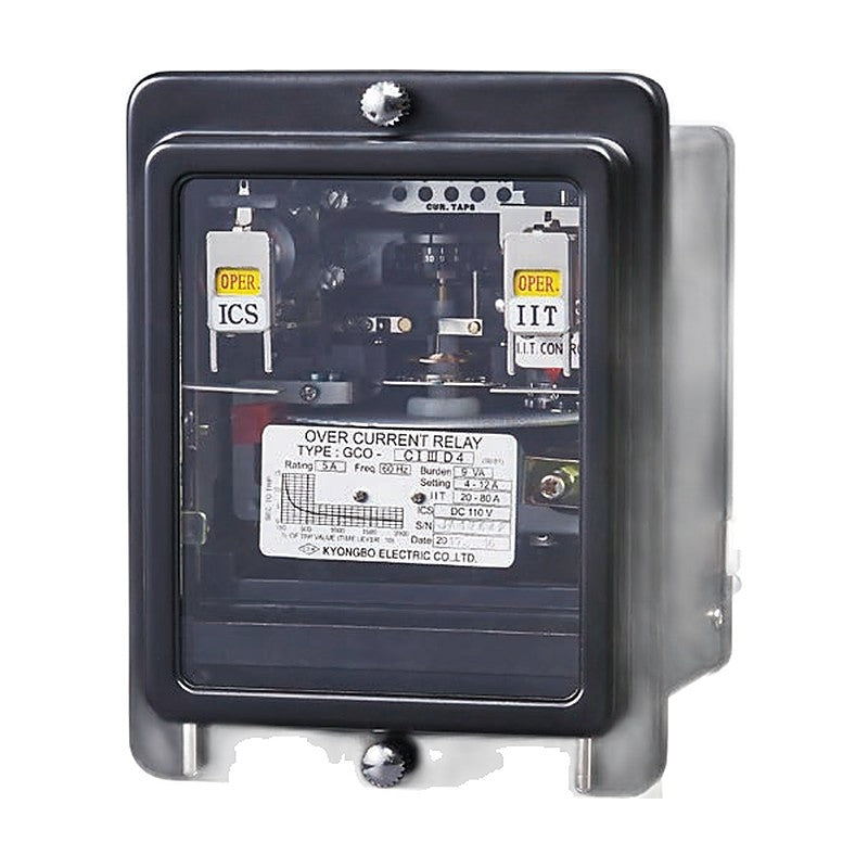 Kyongbo Electric Induction Over Current Relay with Instantaneous Unit GCO-CI (Normally Open Contact)