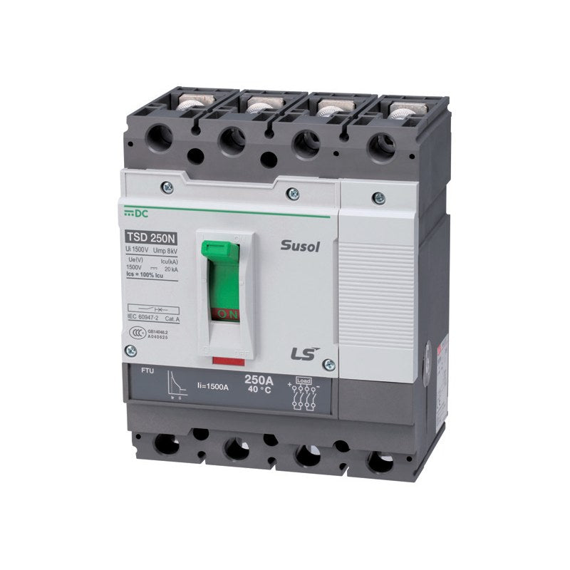 LS Electric Susol TSD250 DC MCCB and Switch (63-250A, 1000/1500Vdc)