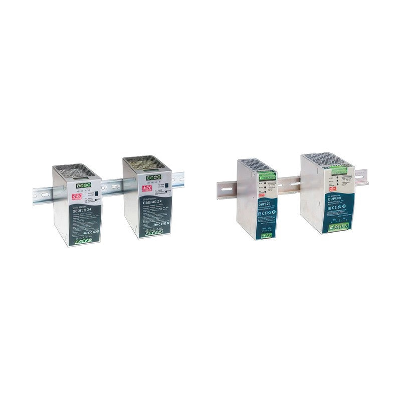 MEAN WELL DBUF Series DIN Rail Buffer Module (20A/40A)