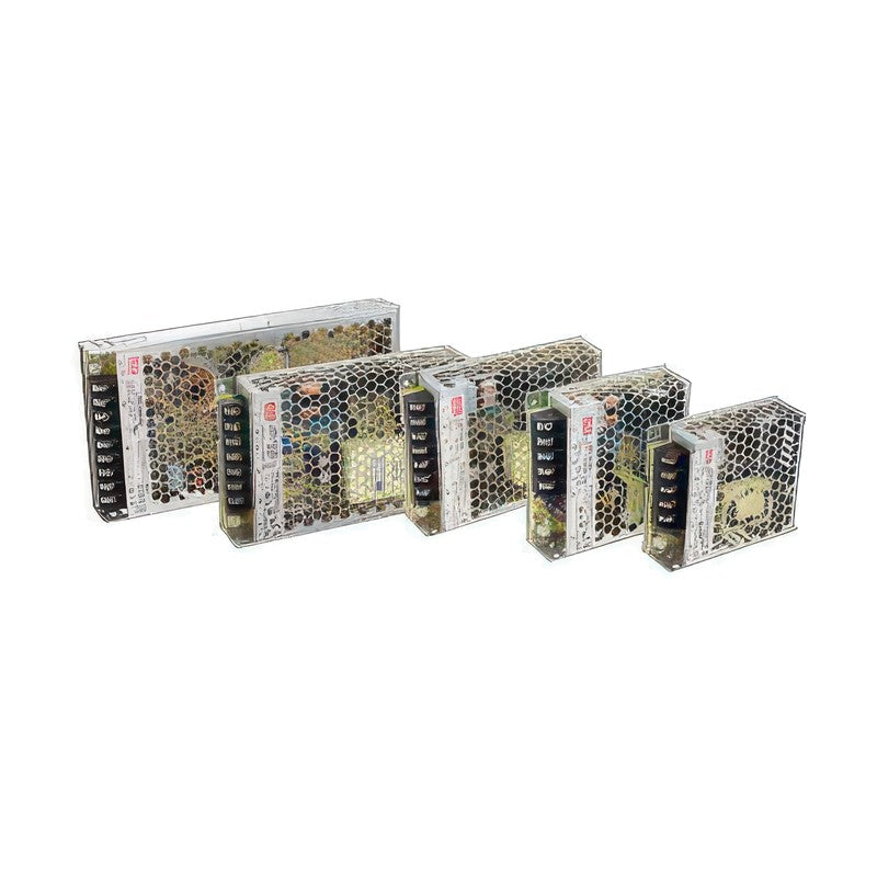 MEAN WELL LRS Series Low Profile Single Output Enclosed Power Supply (35-600W)
