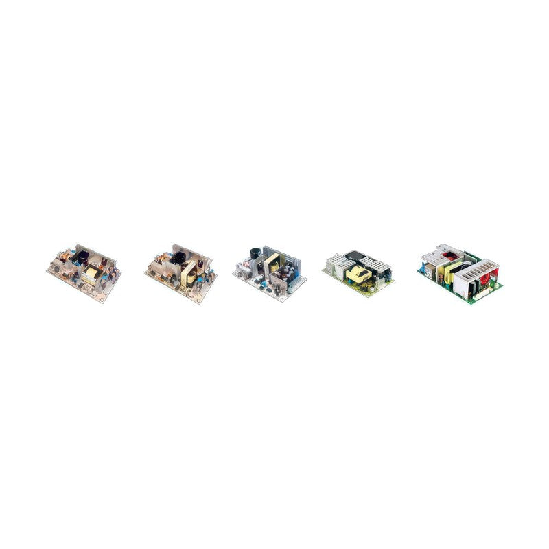 MEAN WELL PPT-125 Series Triple Output Industrial PCB Type Power Supply with PFC (125W)
