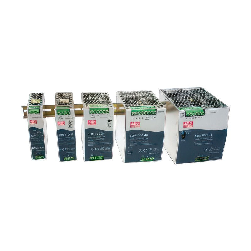 MEAN WELL SDR Series High Performance DIN Rail Power Supply (75-960W)