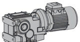 Motovario Bevel Helical Gearmotor BA/B Series (Right-Angle)