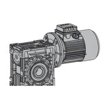 Motovario NMRV-P/NMRV-P Double Worm Gearmotors (030/063-063/150)