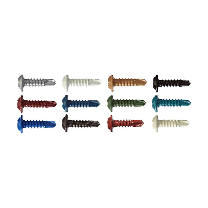 Myunghwa Metal Colour Head Self-Drilling Screw #8 x 16 (13 colours)