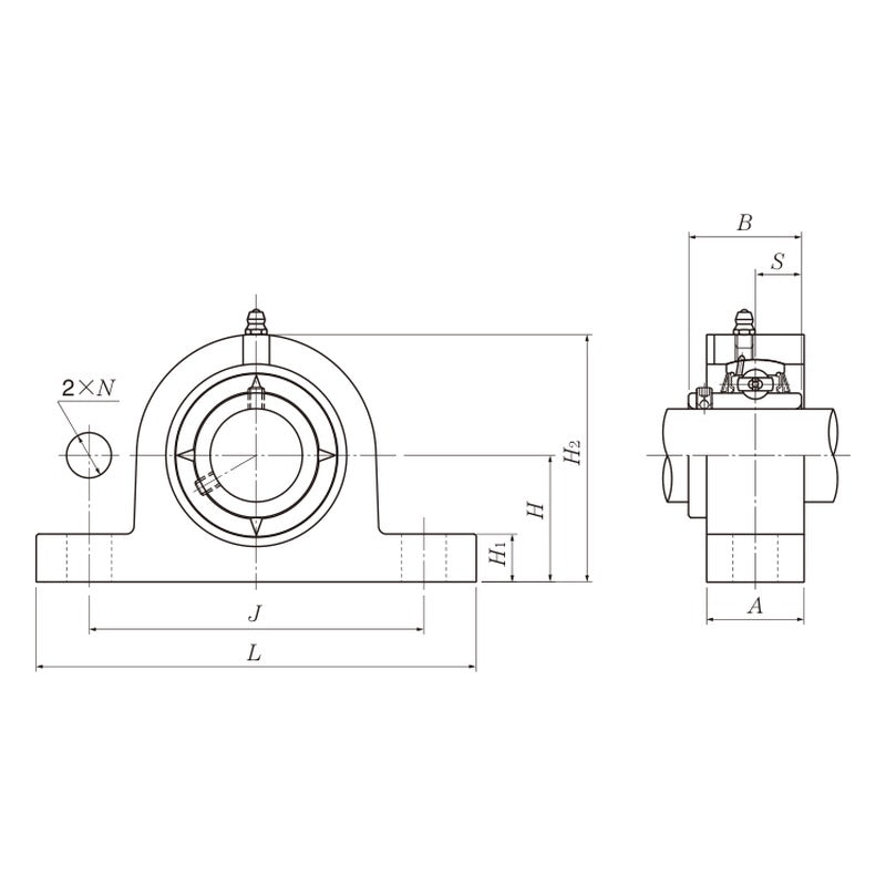 NTN UCPG3 Pillow Block Units (Steel Series)