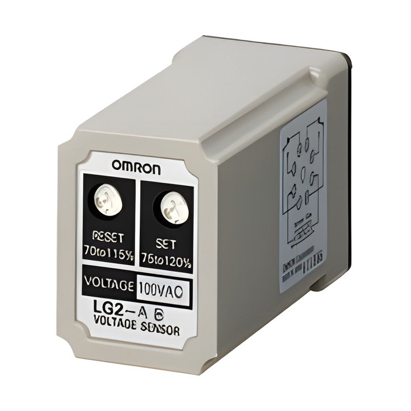 Omron LG2 Plug-in Voltage Sensor (AC/DC Detection, DPDT)