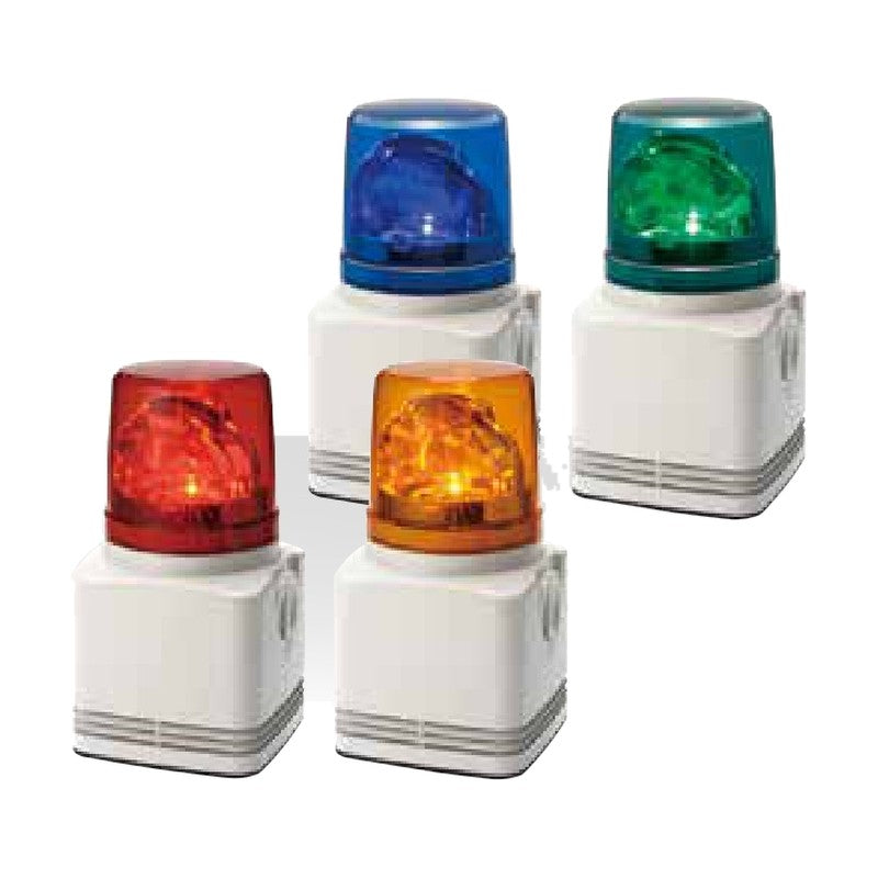 PATLITE RFT LED Rotating Beacon with Audible Alarm, Φ100 mm