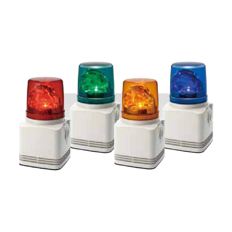 PATLITE RFV LED Rotating Beacon with MP3 Voice Annunciator, Φ100 mm