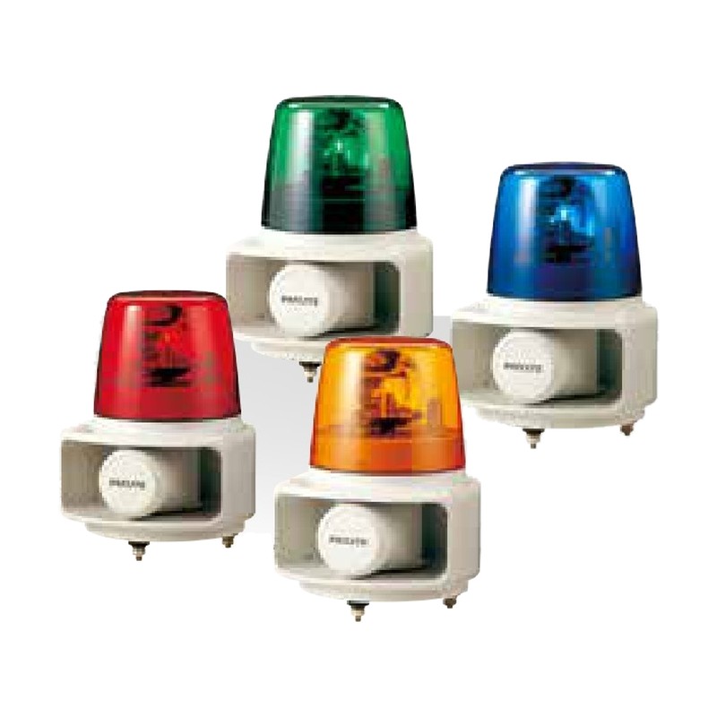PATLITE RT Rotating Beacon with Audible Alarm Horn, Φ162 mm