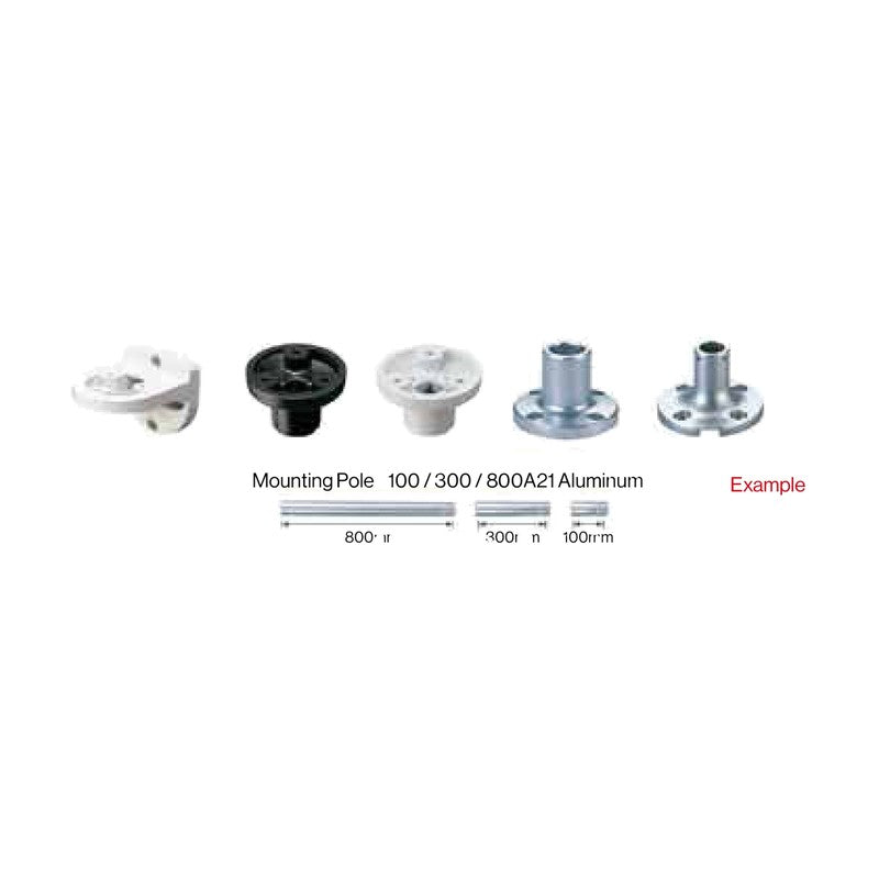 PATLITE Signal Tower Mounting Brackets and Poles