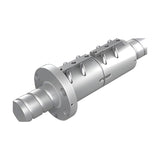 PMI FDVC Ground Ball Screws, Protruding Tube, Double Flanged Nut