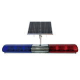 Qlight ELM-SOL Solar Powered Warning Light Bar (12V Battery)