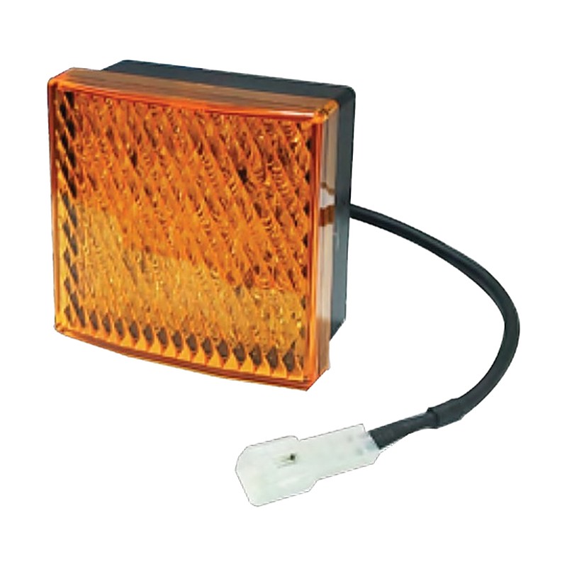 Qlight FLTS LED Steady Turn Signal Light, 80x80 mm