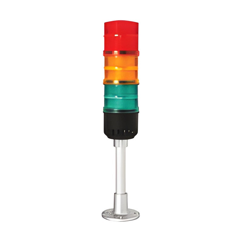 Qlight QAT80L Ø80mm LED Steady/Flashing Tower Light, Pole Mount
