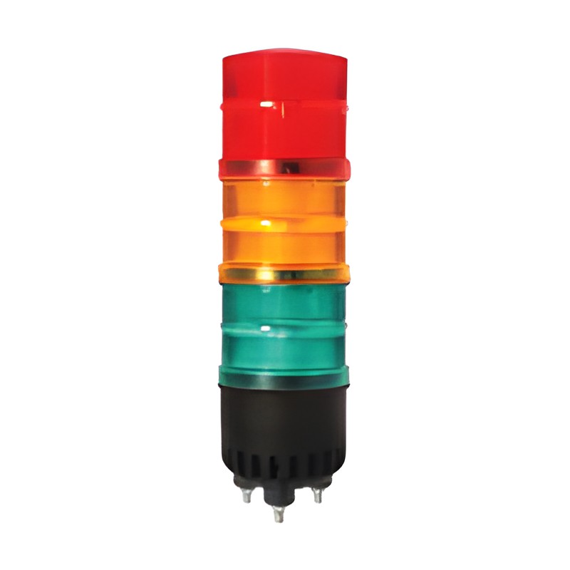 Qlight QAT80ML Ø80mm LED Steady/Flashing Tower Light, Direct Mount