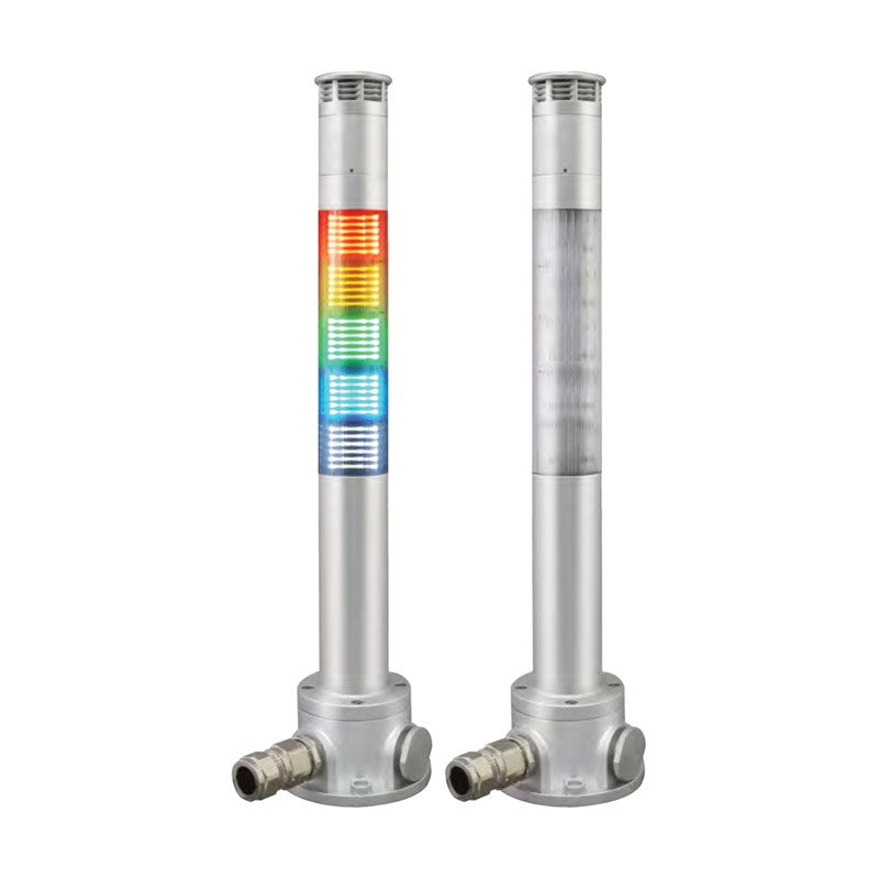 Qlight QST50BT-Ex Flame/Dust Ignition Proof Slim LED Signal Tower Light with Buzzer and Terminal Block