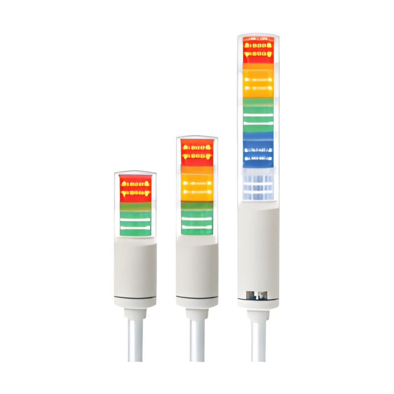 Qlight QTC50L / QTCA50L Ø50mm Modular LED Steady/Flashing Tower Light, Pole mount