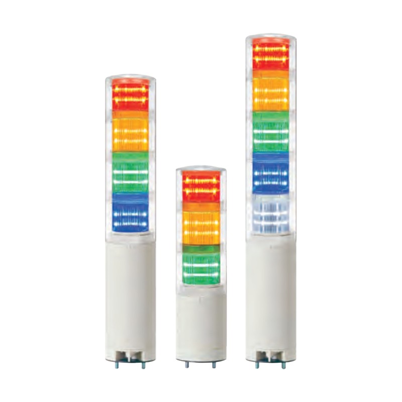 Qlight QTC50ML / QTCA50ML Ø50mm Modular LED Steady/Flashing Tower Light, Direct mount