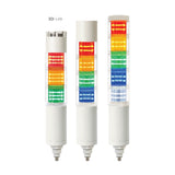 Qlight QTC60L-IOL Ø60mm IO-Link Programmable LED Tower Light with Filter Lens