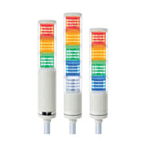 Qlight QTC60L / QTCA60L Ø60mm Modular LED Steady/Flashing Tower Light, Pole mount