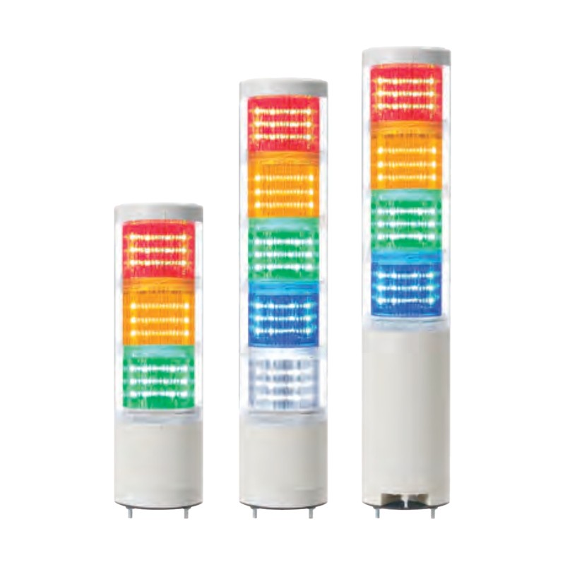 Qlight QTC70ML / QTCA70ML Ø70mm Modular LED Steady/Flashing Tower Light, Direct mount
