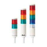Qlight QTG50L / QTGA50L Ø50mm Modular LED Steady/Flashing Tower Light, Pole mount