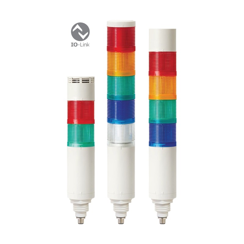 Qlight QTG60L-IOL Ø60mm IO-Link Programmable LED Tower Light