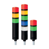 Qlight QTR60L / QTRA60L Ø60mm Modular LED Steady/Flashing Tower Light, Pole mount