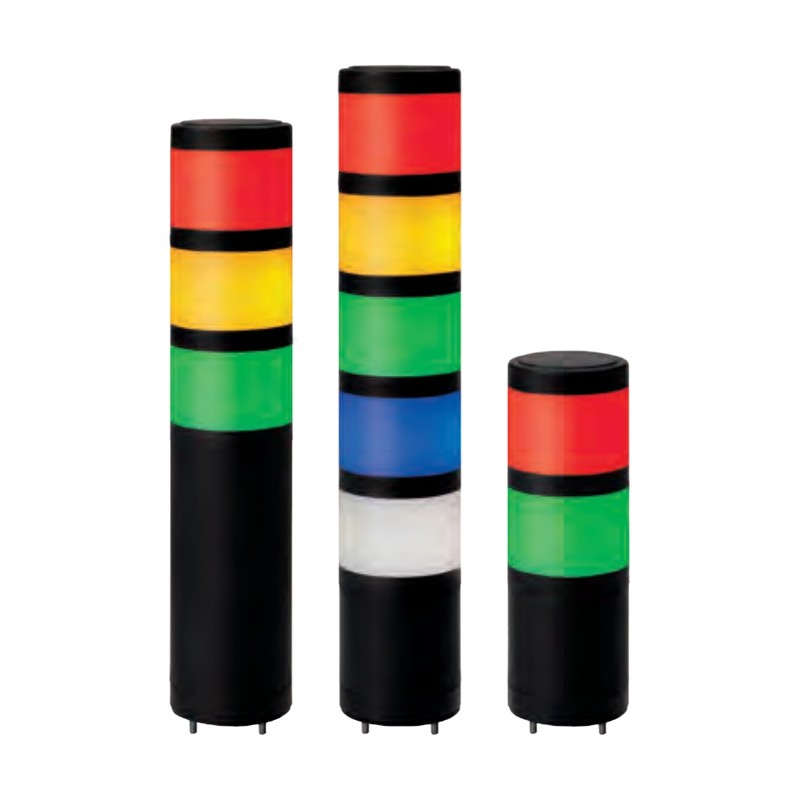 Qlight QTR60ML / QTRA60ML Ø60mm Modular LED Steady/Flashing Tower Light, Direct mount