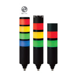 Qlight QTR70L-IOL Ø70mm IO-Link Programmable LED Tower Light with Translucent Lens